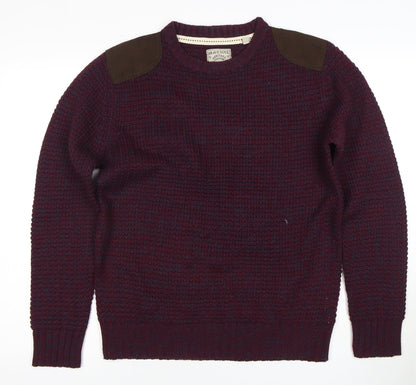 Brave Soul Men's Multicoloured S Pullover Jumper