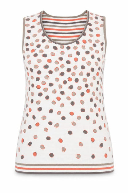 Womens UK Size 12 Gelco Multicoloured Basic Tank