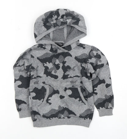 Fifteen Boys Grey Camouflage Pullover Hoodie 2-3 Years