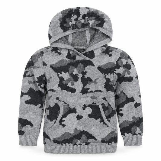 Fifteen Boys Grey Camouflage Pullover Hoodie 2-3 Years