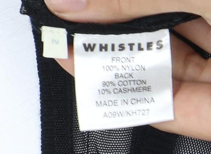 Womens UK Size M Whistles Black  Tank