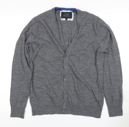 Womens UK Size M Linea Grey Cardigan Jumper