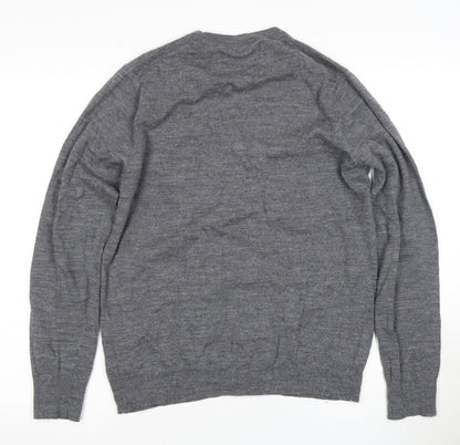Womens UK Size M Linea Grey Cardigan Jumper
