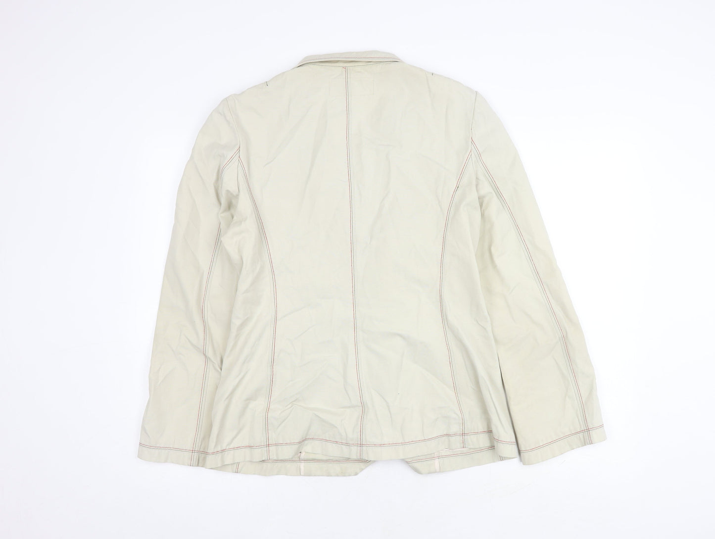 Womens UK Size 16 Whistles Ivory Basic Jacket