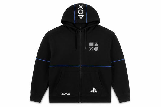 Front view of Difuzed unisex adults black gaming jacket l