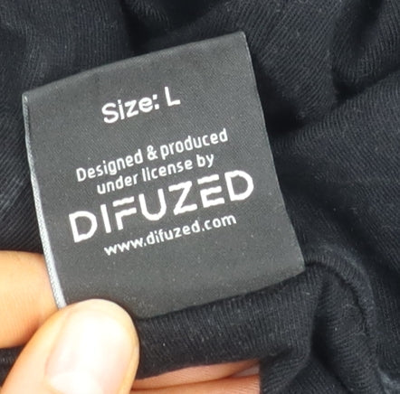 Unisex Adults UK Size L Difuzed Black