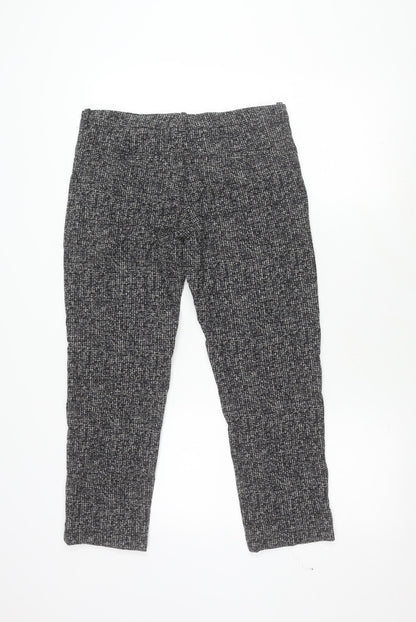 Womens UK Size 10 Jigsaw Regular Fit Trouser Black Trousers