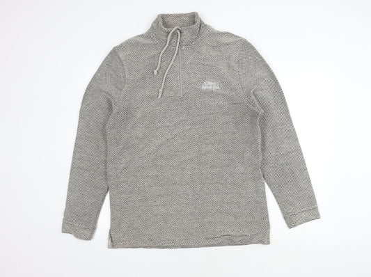 Weird Fish Men's Grey Pullover Sweatshirt M