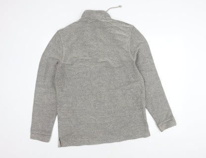 Weird Fish Men's Grey Pullover Sweatshirt M