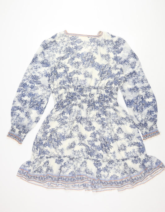 Max Studio Women's Floral V-Neck Dress XL