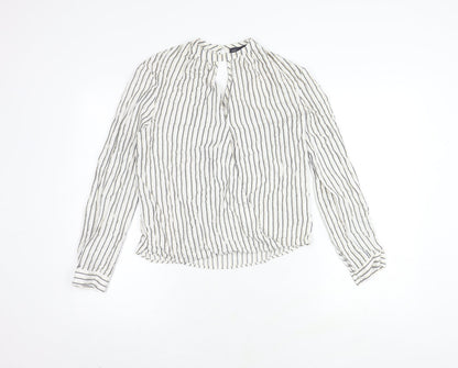 Womens UK Size 8 Marks and Spencer Ivory Basic Blouse