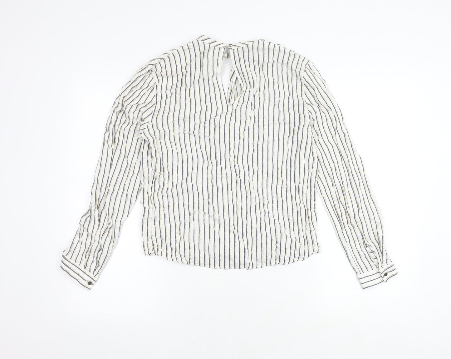 Womens UK Size 8 Marks and Spencer Ivory Basic Blouse