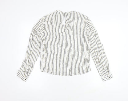 Womens UK Size 8 Marks and Spencer Ivory Basic Blouse