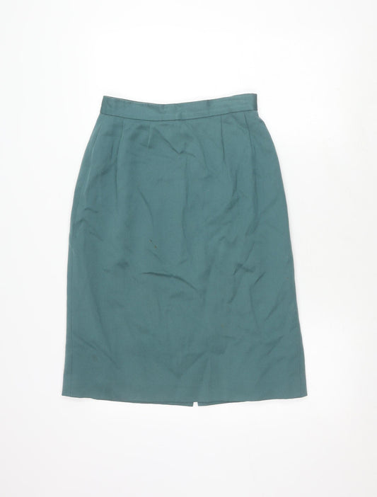 Austin Reed Women's Green Pencil Skirt Size 8