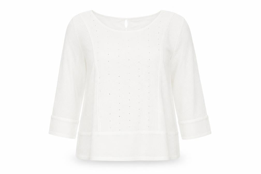 Womens UK Size 18 Marks and Spencer Ivory Basic Blouse