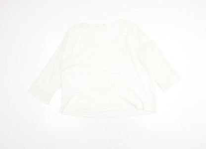 Womens UK Size 18 Marks and Spencer Ivory Basic Blouse
