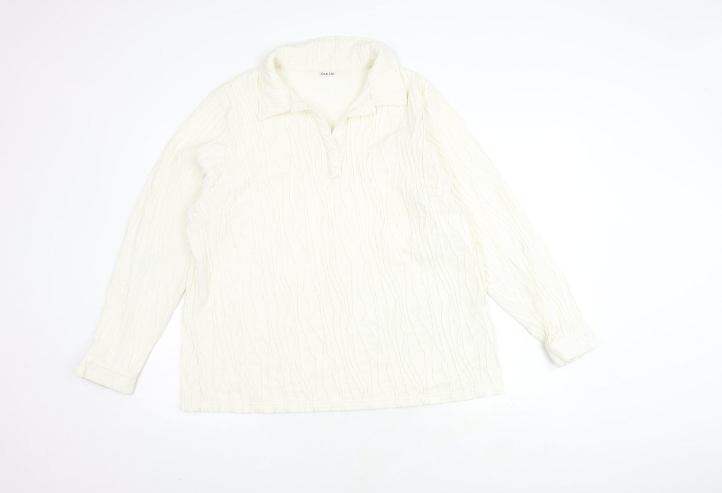 Womens UK Size 24 Damart White  Polo