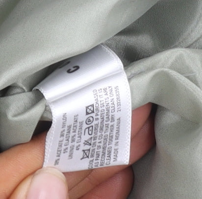 Coast Women's Green Satin Pencil Skirt Size 8