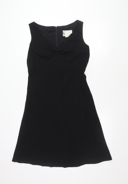 Lois Snyder Petite Black Sleeveless V-Neck Dress