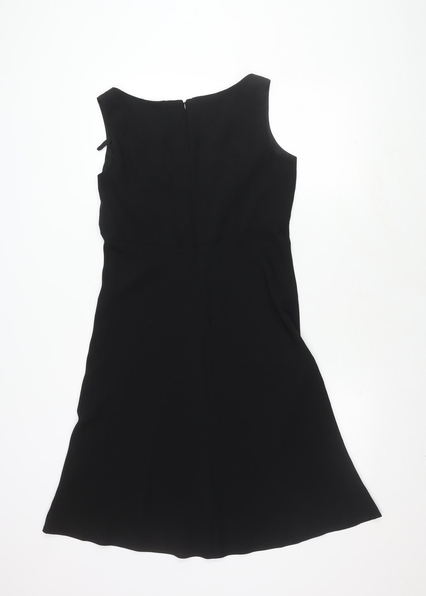 Lois Snyder Petite Black Sleeveless V-Neck Dress