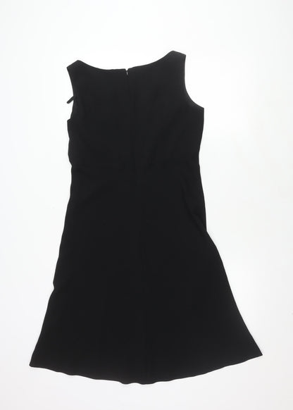 Lois Snyder Petite Black Sleeveless V-Neck Dress