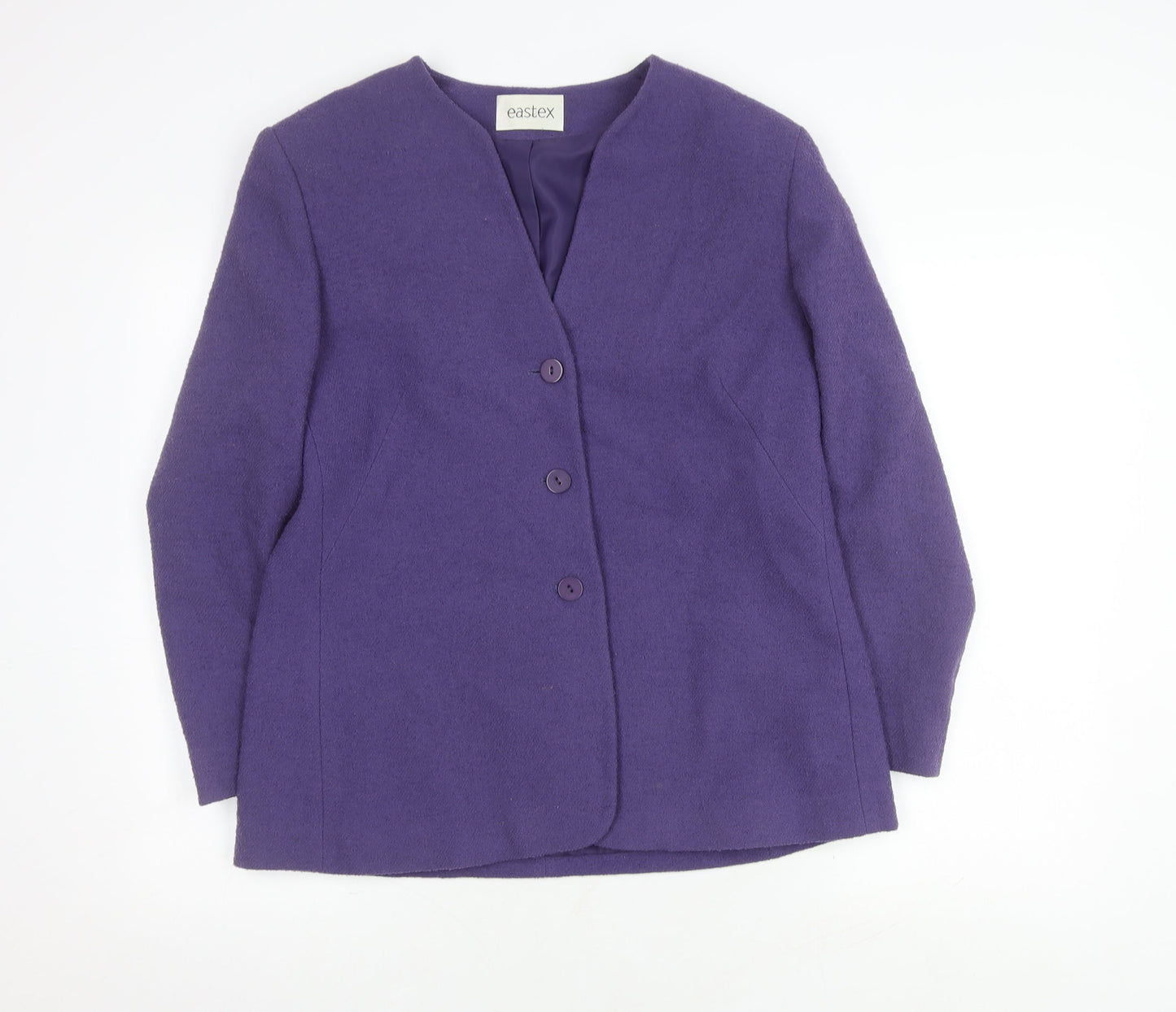 Eastex Women's Purple Classic Jacket Size 14