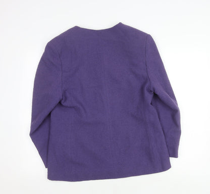 Eastex Women's Purple Classic Jacket Size 14