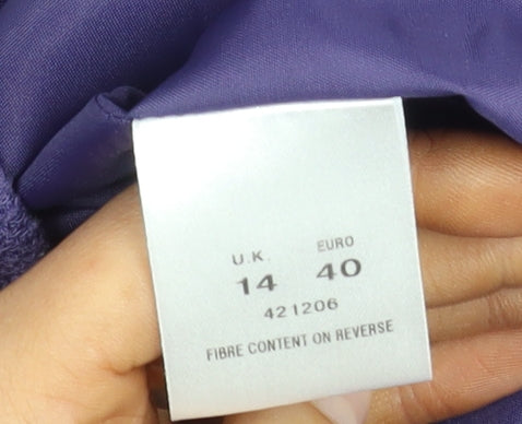 Eastex Women's Purple Classic Jacket Size 14