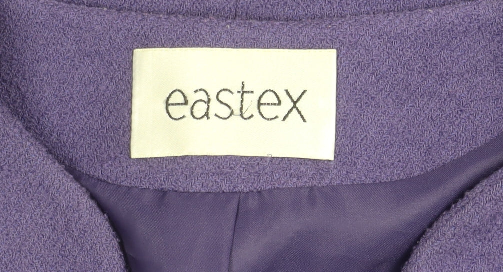 Eastex Women's Purple Classic Jacket Size 14