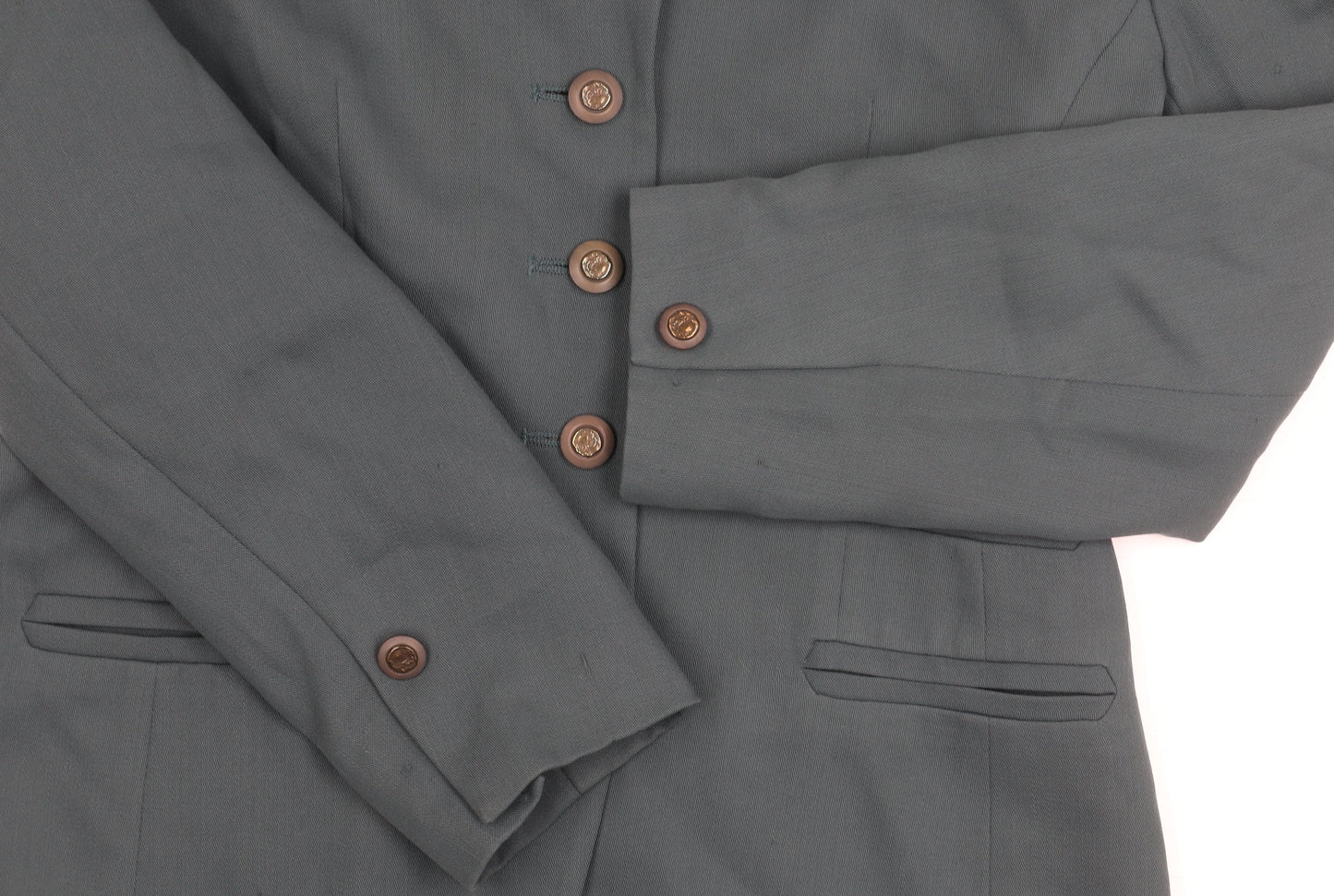 Precis Petite Women's Green Blazer Size 12 Lined Elegant