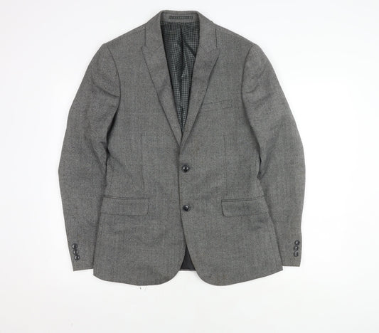 Mens UK Size 38 Marks and Spencer Regular Grey Suit Jacket