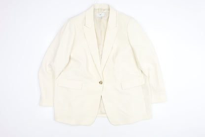 Marks and Spencer Women’s Ivory Blazer, Size 24