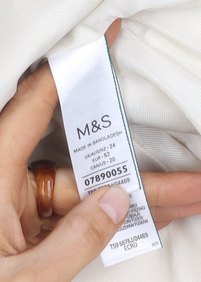 Marks and Spencer Women’s Ivory Blazer, Size 24