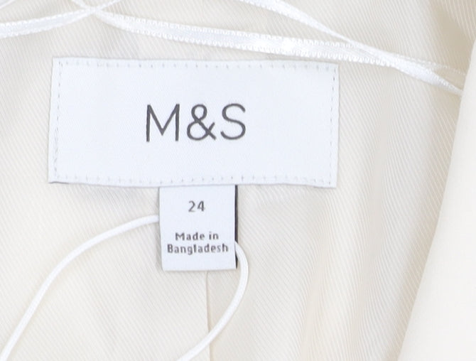Marks and Spencer Women’s Ivory Blazer, Size 24