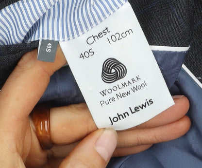 Mens UK Size 40 John Lewis Regular Grey Suit Jacket