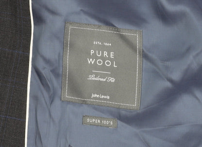 Mens UK Size 40 John Lewis Regular Grey Suit Jacket