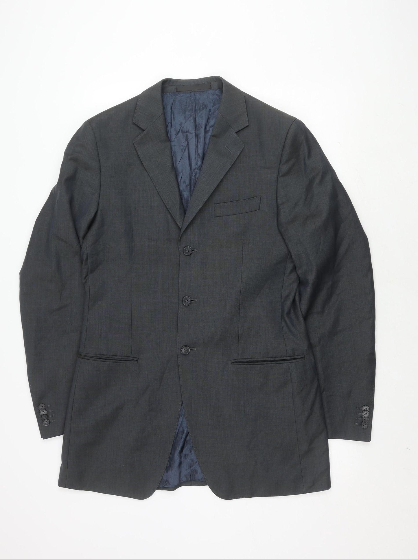 Mens UK Size 38 Marks and Spencer Regular Grey Suit Jacket