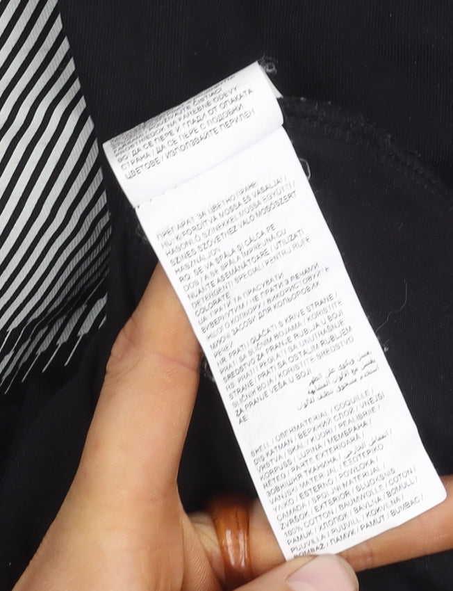 Puma Men's Black Graphic Sports T-Shirt, Size L