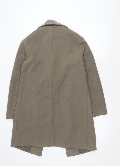 Womens UK Size 8 Marks and Spencer Grey Overcoat