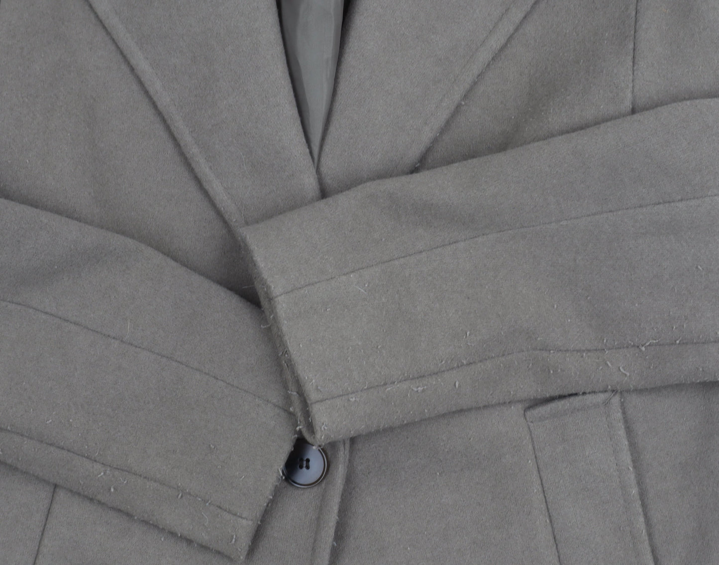 Womens UK Size 8 Marks and Spencer Grey Overcoat