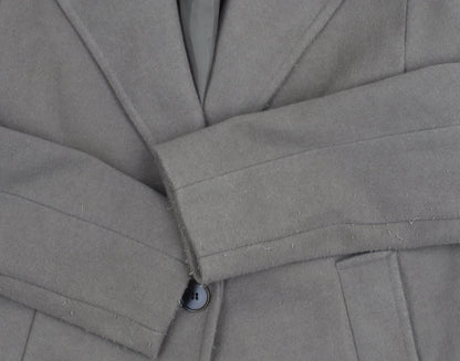 Womens UK Size 8 Marks and Spencer Grey Overcoat