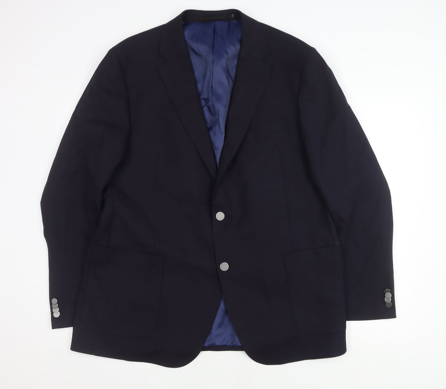 Mens UK Size 44 Marks and Spencer Regular Blue Suit Jacket
