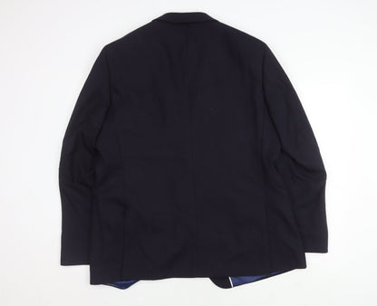 Mens UK Size 44 Marks and Spencer Regular Blue Suit Jacket