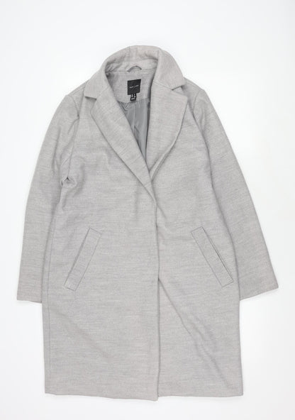 Womens UK Size 12 New Look Grey Basic Jacket