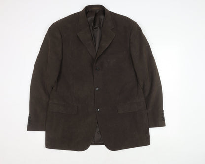Mens UK Size 40 Marks and Spencer Regular Brown Suit Jacket