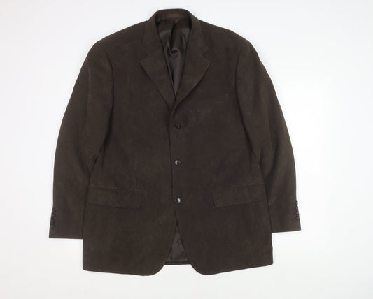 Mens UK Size 40 Marks and Spencer Regular Brown Suit Jacket