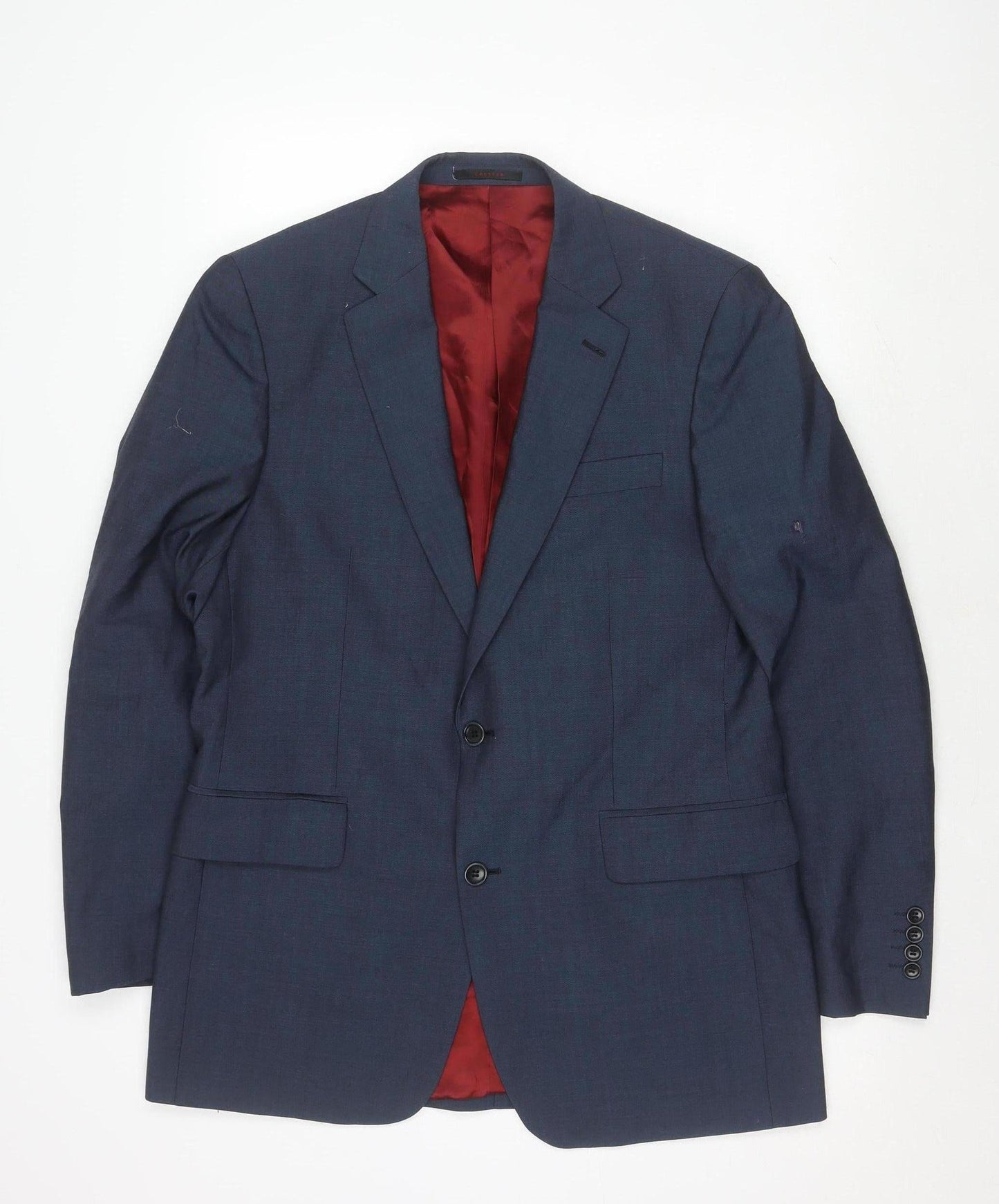 Mens UK Size 40 Chester Barrie Regular Blue Suit Jacket