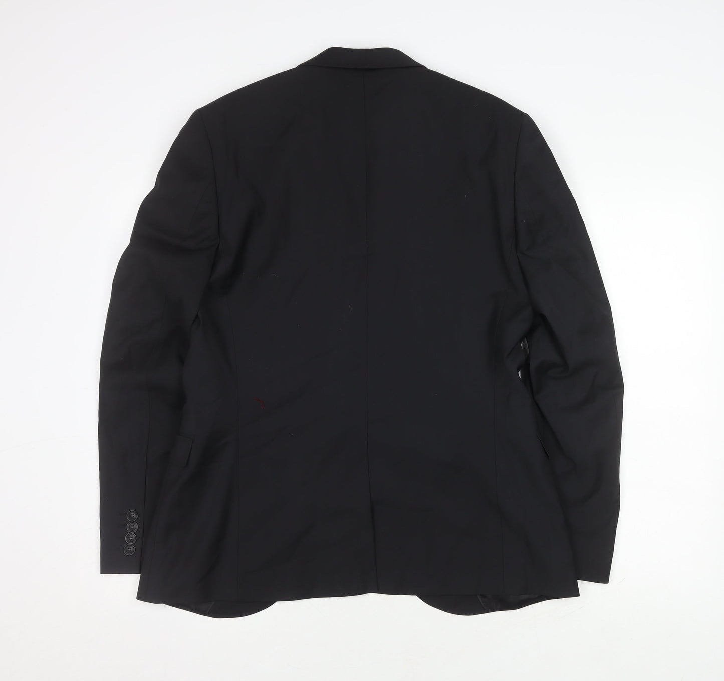 Mens UK Size 40 Topman Regular Black Suit Jacket