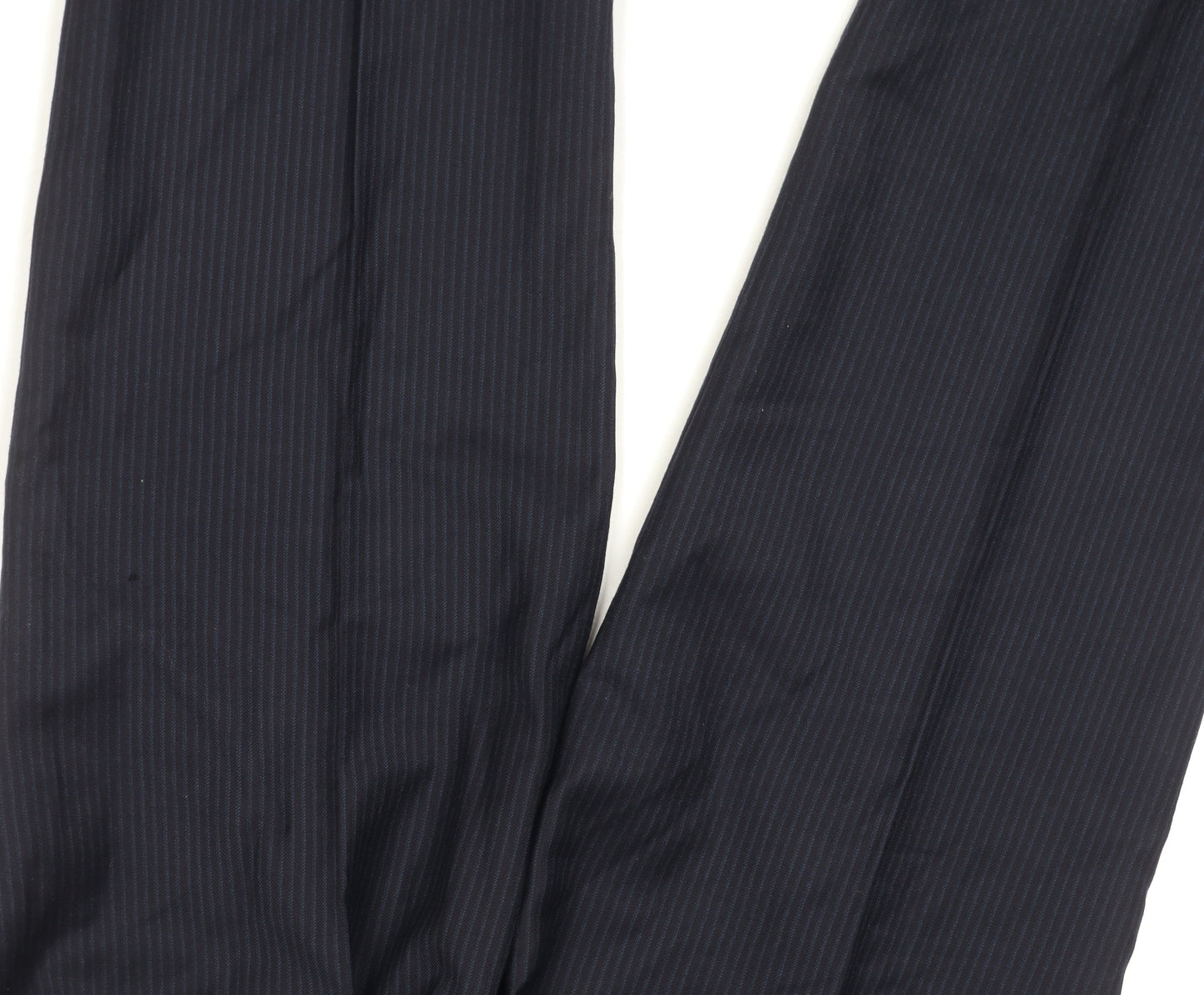 John Lewis Men's Black Wool Trousers - Size 34