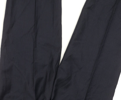 John Lewis Men's Black Wool Trousers - Size 34